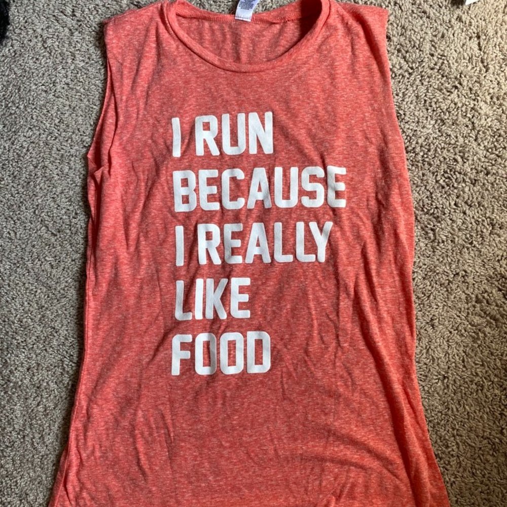 Graphic workout tee